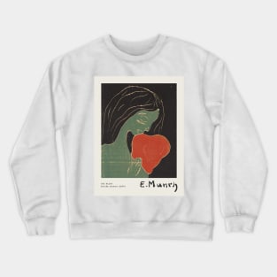 The Heart Poster by Munch Crewneck Sweatshirt